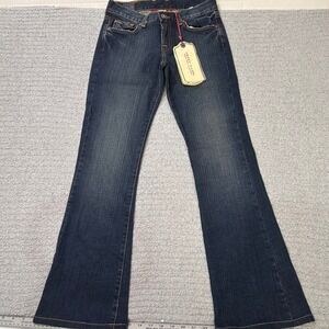 Lucky Brand Flare Jeans Sweet N Low 0/25 Blue Deadstock‎ Vintage 2002 Y2K